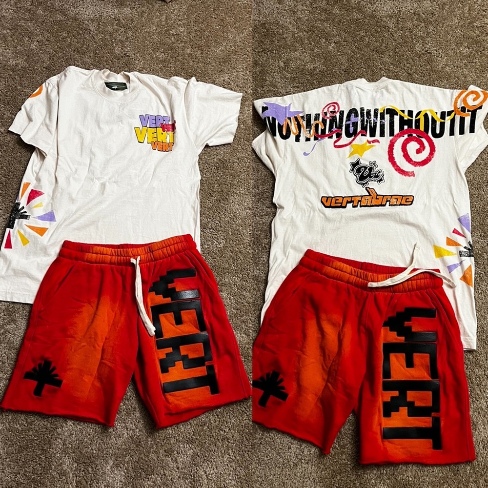 Vertebrae size small brand new shirt and shorts together